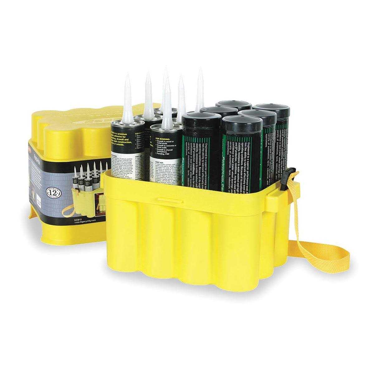 Legacy GCB12 Porta-Pak 12 Pack Grease and Caulk Tube Storage Box - Zenithce
