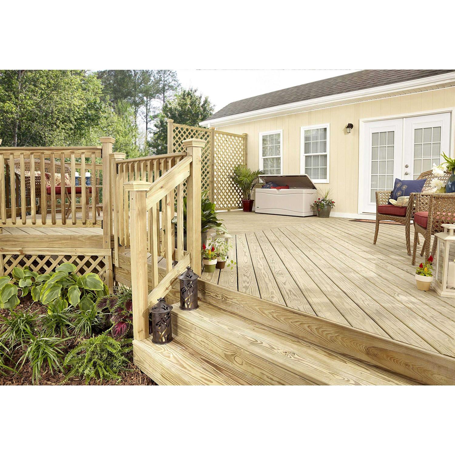 Severe Weather 1-in x 8-ft #2 Southern Yellow Pine Pressure Treated Lumber OGL - Zenithce