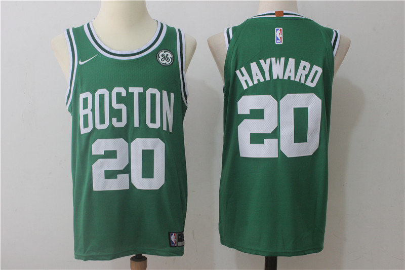 Boston Celtics #20 Gordon Hayward Green 2017-2018 Swingman Stitched Jersey - Zenithce
