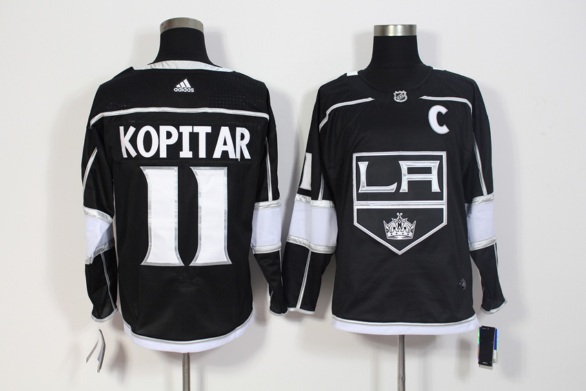 Los Angeles Kings #11 Anze Kopitar Black Stitched Adidas Jersey - Zenithce