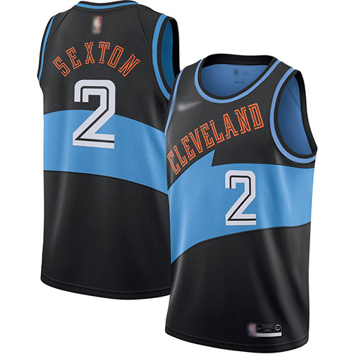 Cavaliers #2 Collin Sexton Black Swingman Hardwood Classics Jersey - Zenithce