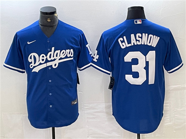 Los Angeles Dodgers #31 Tyler Glasnow Blue Cool Base Stitched Jersey - Zenithce