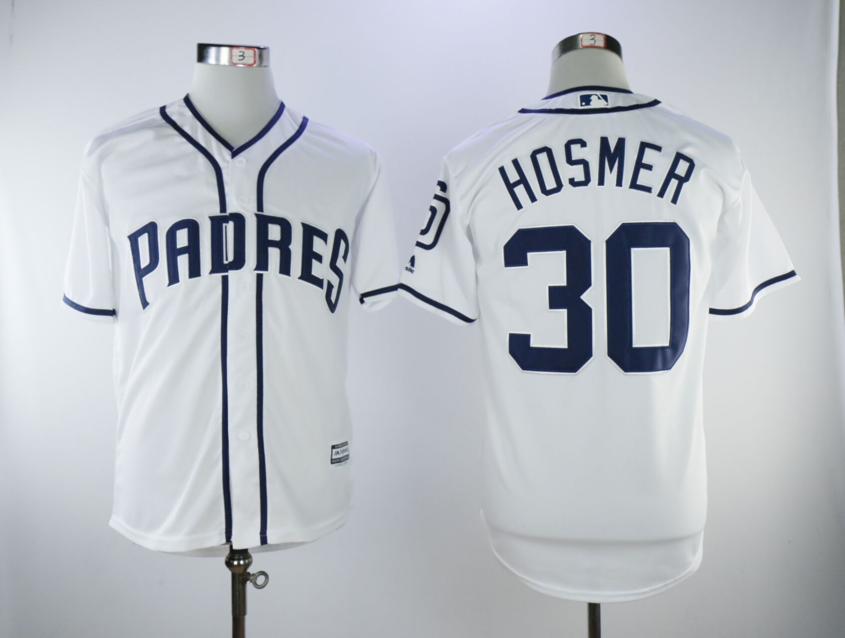 San Diego Padres #30 Eric Hosmer White Flexbase Authentic Collection Stitched Jersey - Zenithce