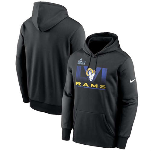 Los Angeles Rams 2022 Black Super Bowl LVI Champions Pullover Hoodie - Zenithce