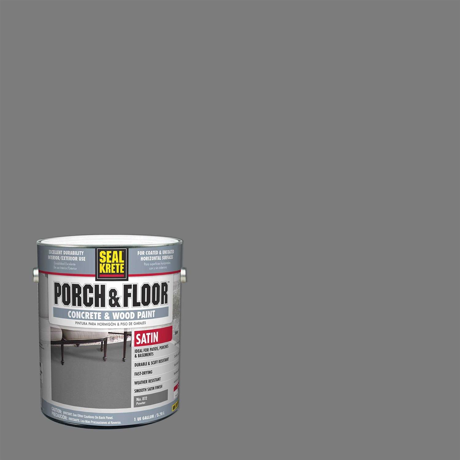 Seal-Krete Porch & Floor Concrete & Wood Satin - Zenithce