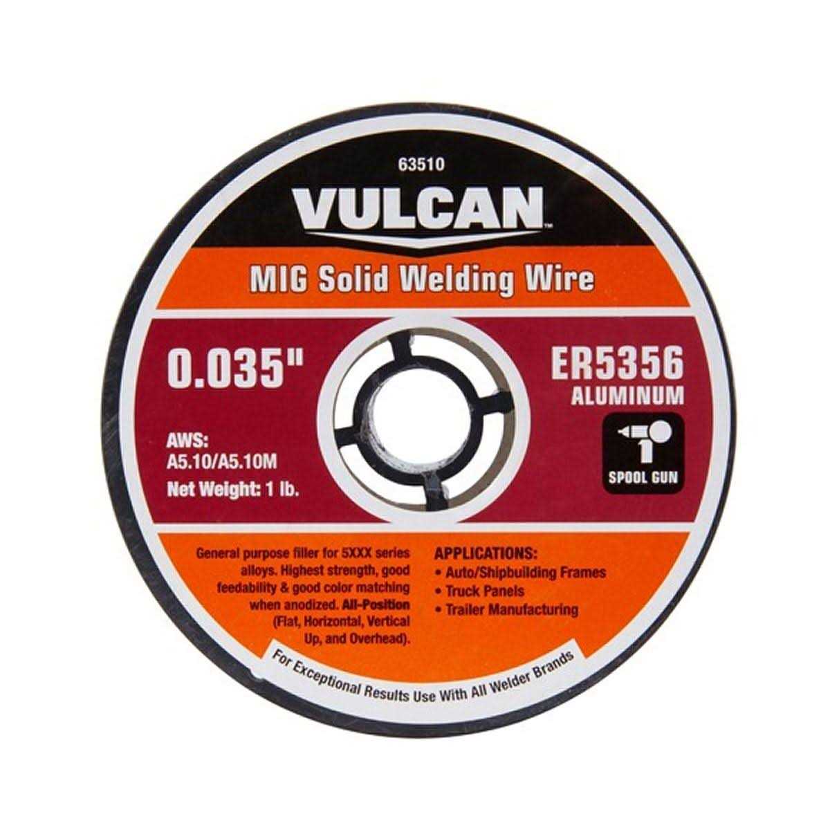 Vulcan 0.035 in. ER4043 MIG Solid Welding Wire - Zenithce