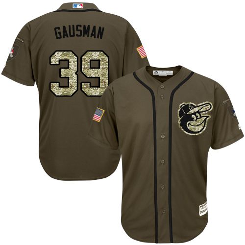 Orioles #39 Kevin Gausman Green Salute To Service Stitched Jersey - Zenithce