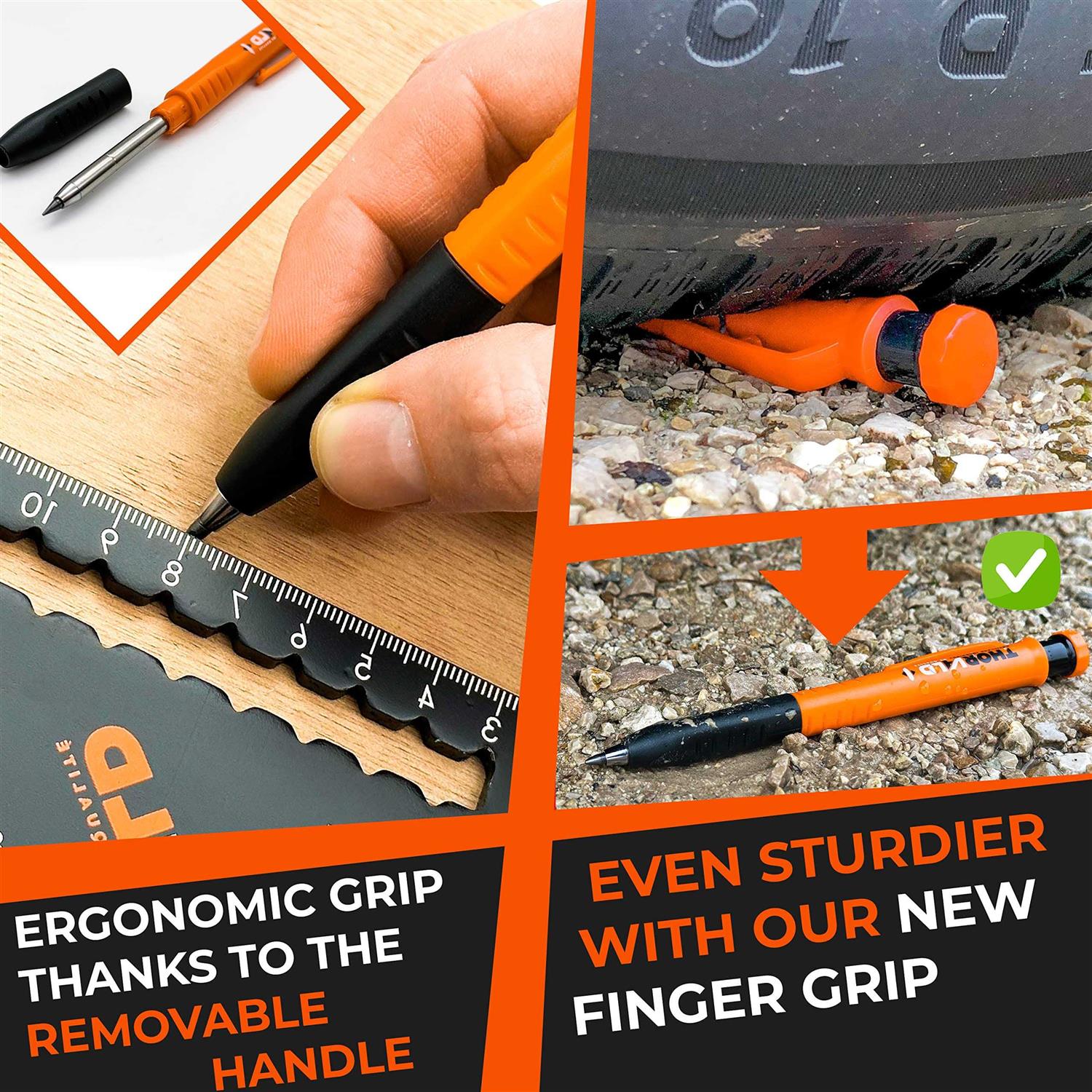 THORVALD 6-in-1 Carpenter Square 180mm T Square Multi-Purpose Carpenter Tools with Wrench - Zenithce