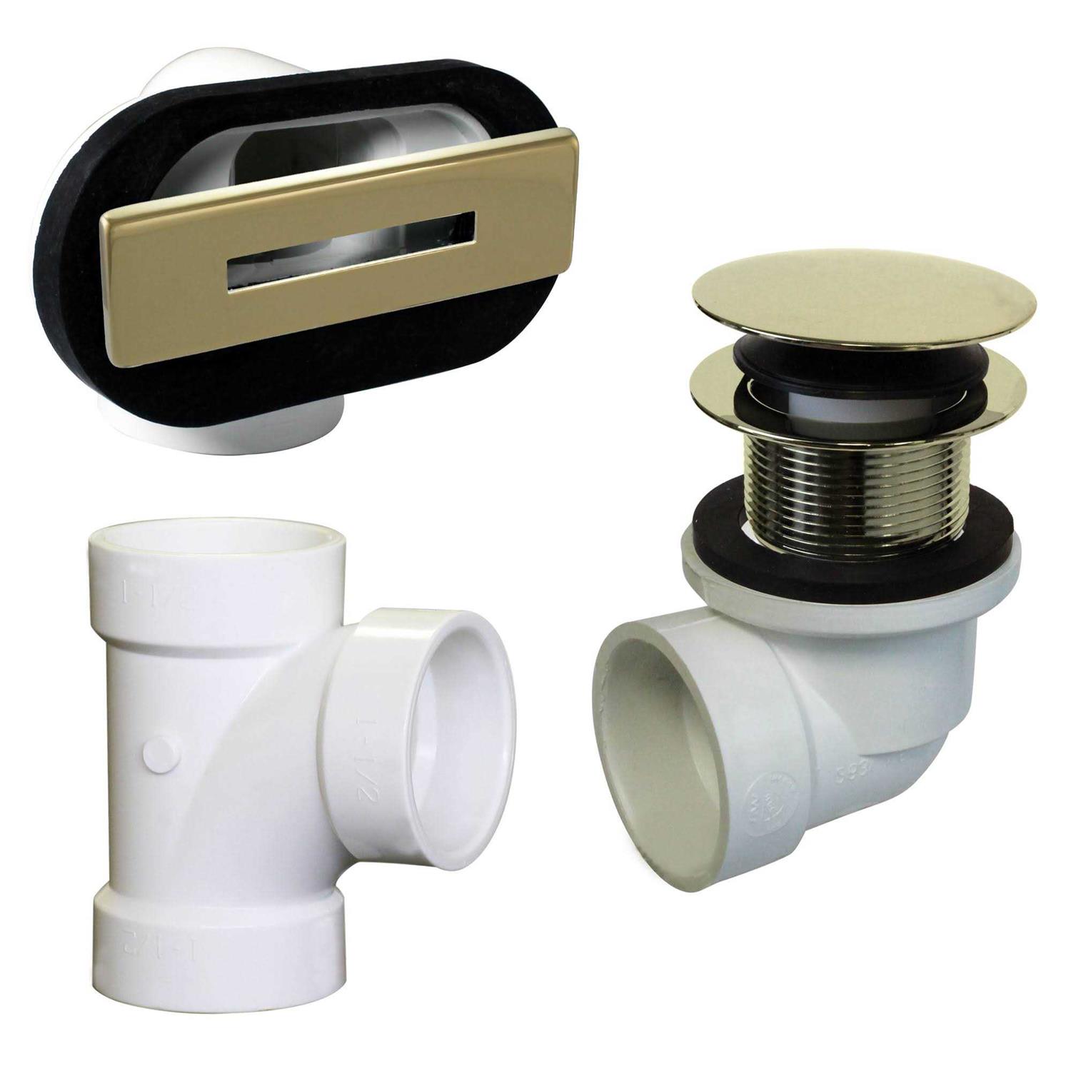 Westbrass D50P35-LT 35 in. Cable Bath Waste and Overflow Rough - Zenithce