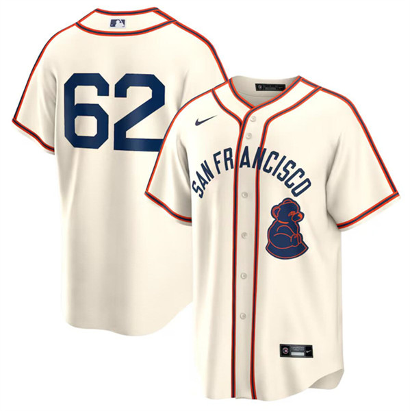 San Francisco Giants #62 Logan Webb Cream 2024 Rickwood Classic Stitched Jersey - Zenithce