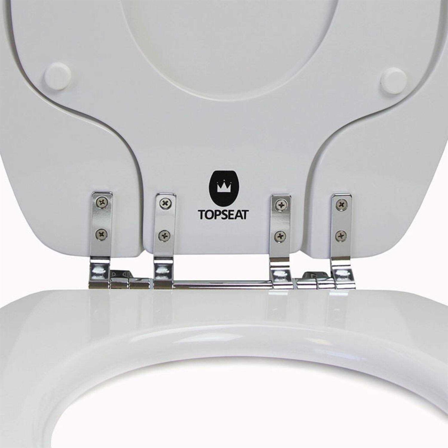 Topseat 6TS2E9902SL Art of Acryl Elongated Toilet Seat - Zenithce