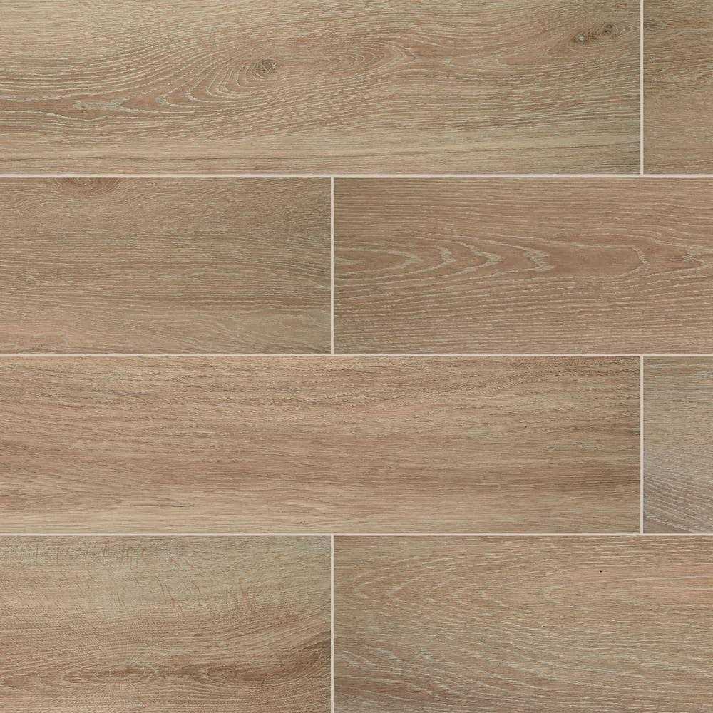 Daltile Emerson Wood 8 in. x 47 in. Color Body Porcelain Floor and Wall Tile - Zenithce
