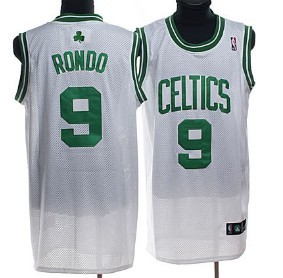 Boston Celtics #9 Rajon Rondo White Swingman Jersey - Zenithce