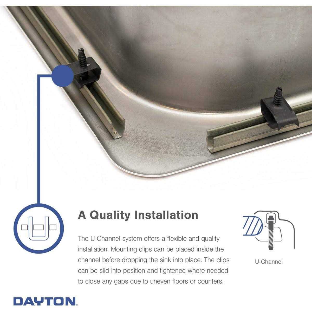 Elkay DCFU3118 Dayton Stainless Steel Equal Double Bowl Undermount Sink - Zenithce