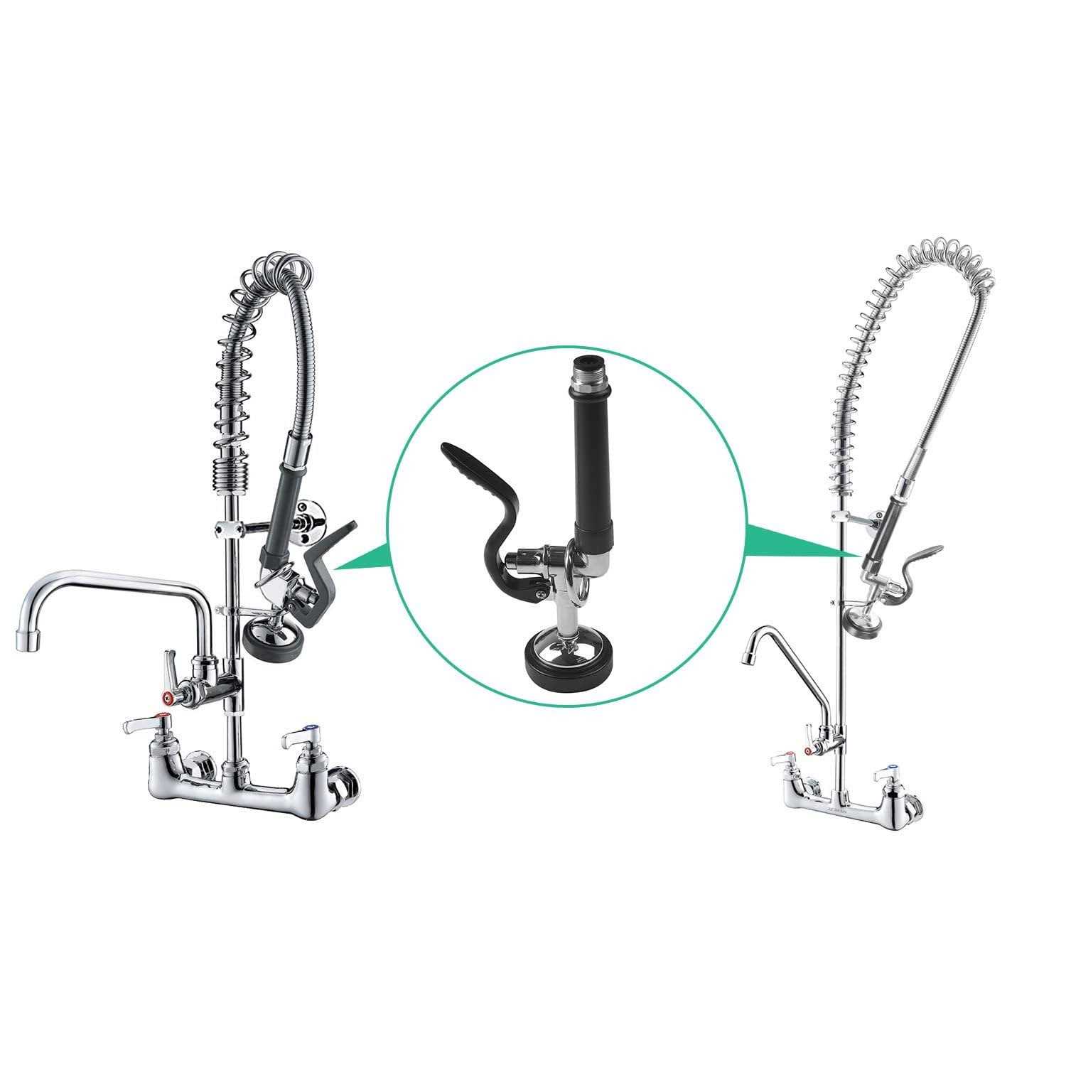 Imeshbean Bathroom Shower Faucet Set with Tub Spout 8 Rainfall Shower Fixture Wall Mounted - Zenithce