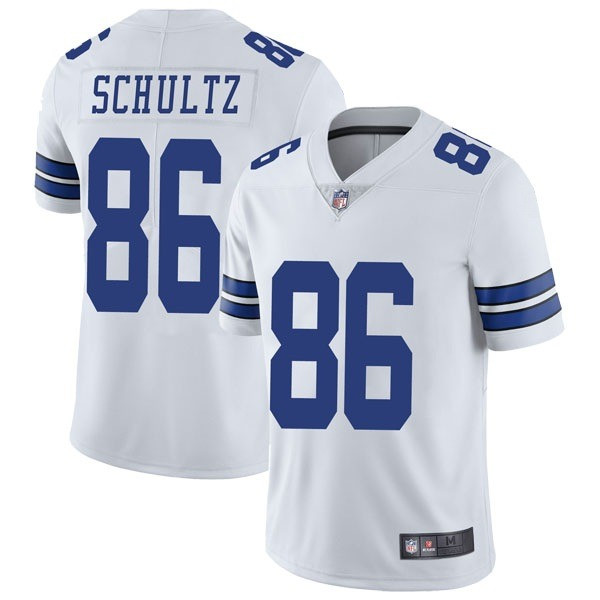 Dallas Cowboys #86 Dalton Schultz White Vapor Untouchable Limited Stitched Jersey - Zenithce
