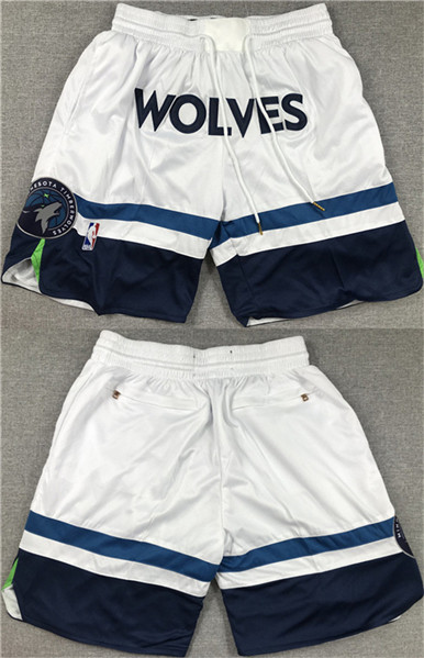 Minnesota Timberwolves White Mitchell & Ness Shorts - Zenithce
