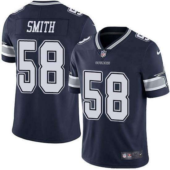 Dallas Cowboys #58 Mazi Smith Navy Vapor Untouchable Stitched Jersey - Zenithce