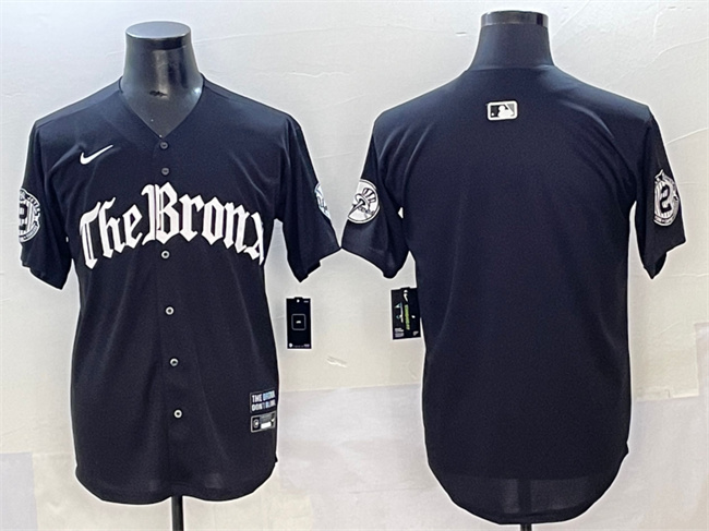 New York Yankees Blank Black 'Gothic Legacy Edition' Vapor Premier Limited Stitched Jersey - Zenithce