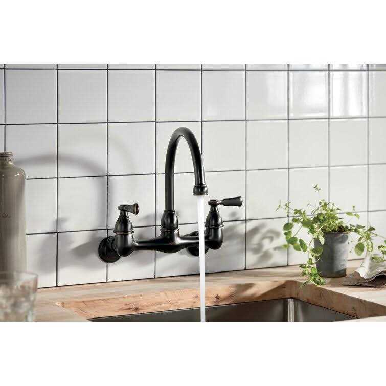 Peerless Elmhurst Two-Handle Kitchen Faucet Wall-mount P2765LF - Zenithce