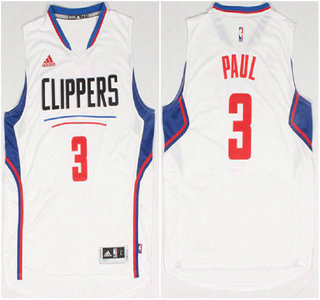 Los Angeles Clippers #3 Chris Paul Revolution 30 Swingman 2015 New White Jersey - Zenithce