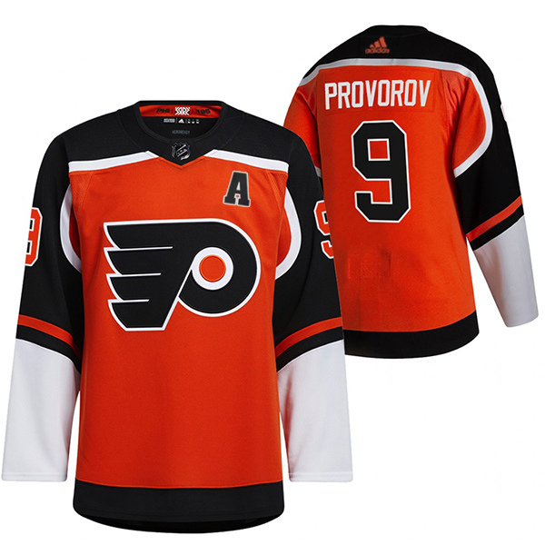 Philadelphia Flyers #9 Ivan Provorov Orange Stitched Jersey - Zenithce