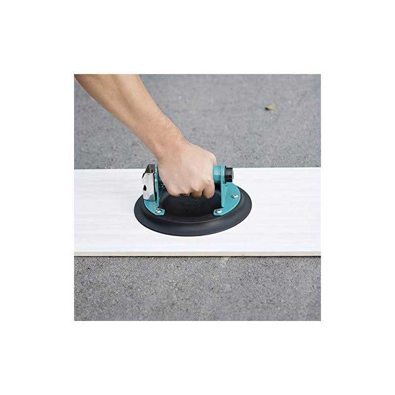 Zuos 8 Glass Suction Cup for Granite & Glass Lifting, Vacuum Suction Cup Vacuum Glass Lifter with Metal Handle and Abs Pump - Zenithce