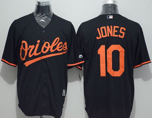 Orioles #10 Adam Jones Black New Cool Base Stitched Jersey - Zenithce