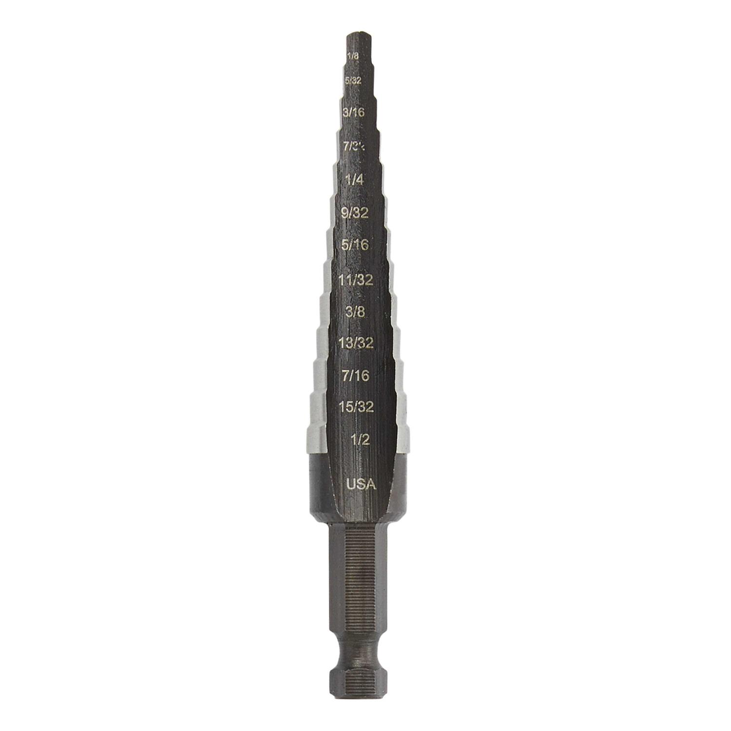Irwin Unibit 3-Piece Set Step Drill Bit Set IWAS15504DF - Zenithce