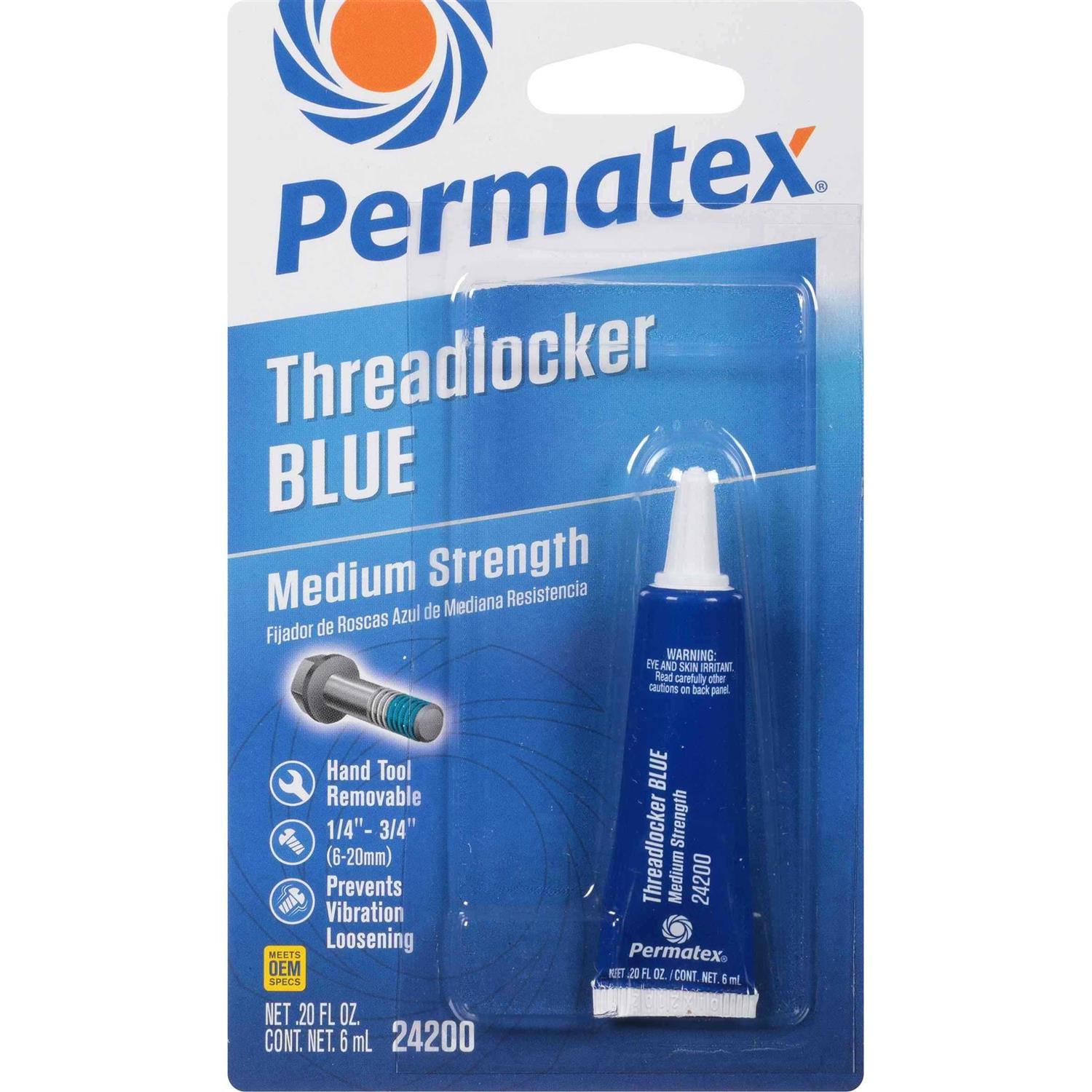 Permatex High-Strength Threadlocker Red - Zenithce