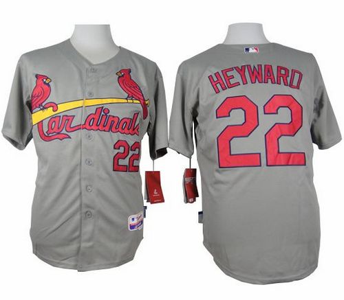 Cardinals #22 Jason Heyward Grey Cool Base Stitched Jersey - Zenithce