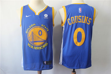 Golden StateWarriors #0 DeMarcus Cousins Royal Swingman Jersey - Zenithce