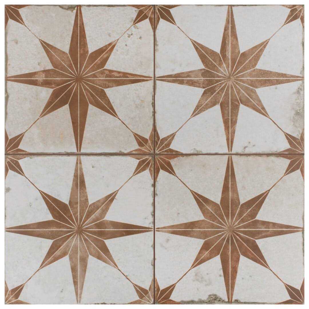 Merola Tile Kings 18 x 18 Ceramic Patterned Wall & Floor Tile - Zenithce