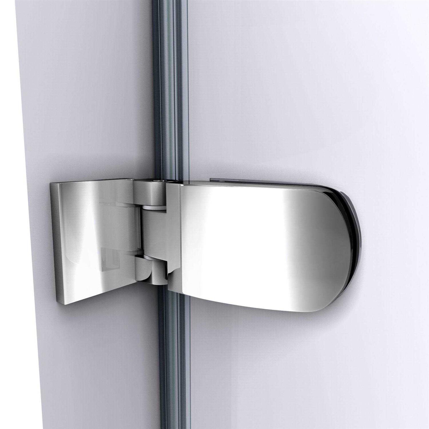 DreamLine SHDR-3445720-01 45 in. Aqua Ultra Frameless Hinged Shower Door - Zenithce
