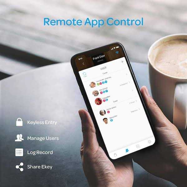 ULTRALOQ Latch 5 World’s First Built in WiFi Smart Lock with Fingerprint id - Zenithce