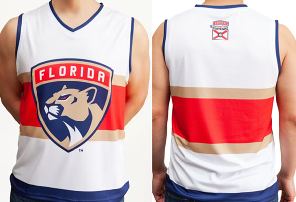 Florida Panthers White Tank Jersey - Zenithce