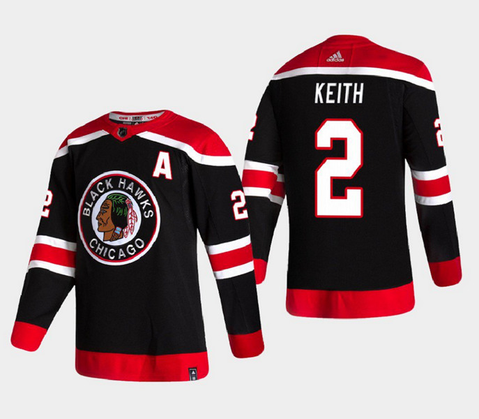 Chicago Blackhawks #2 Duncan Keith Black Stitched Jersey - Zenithce