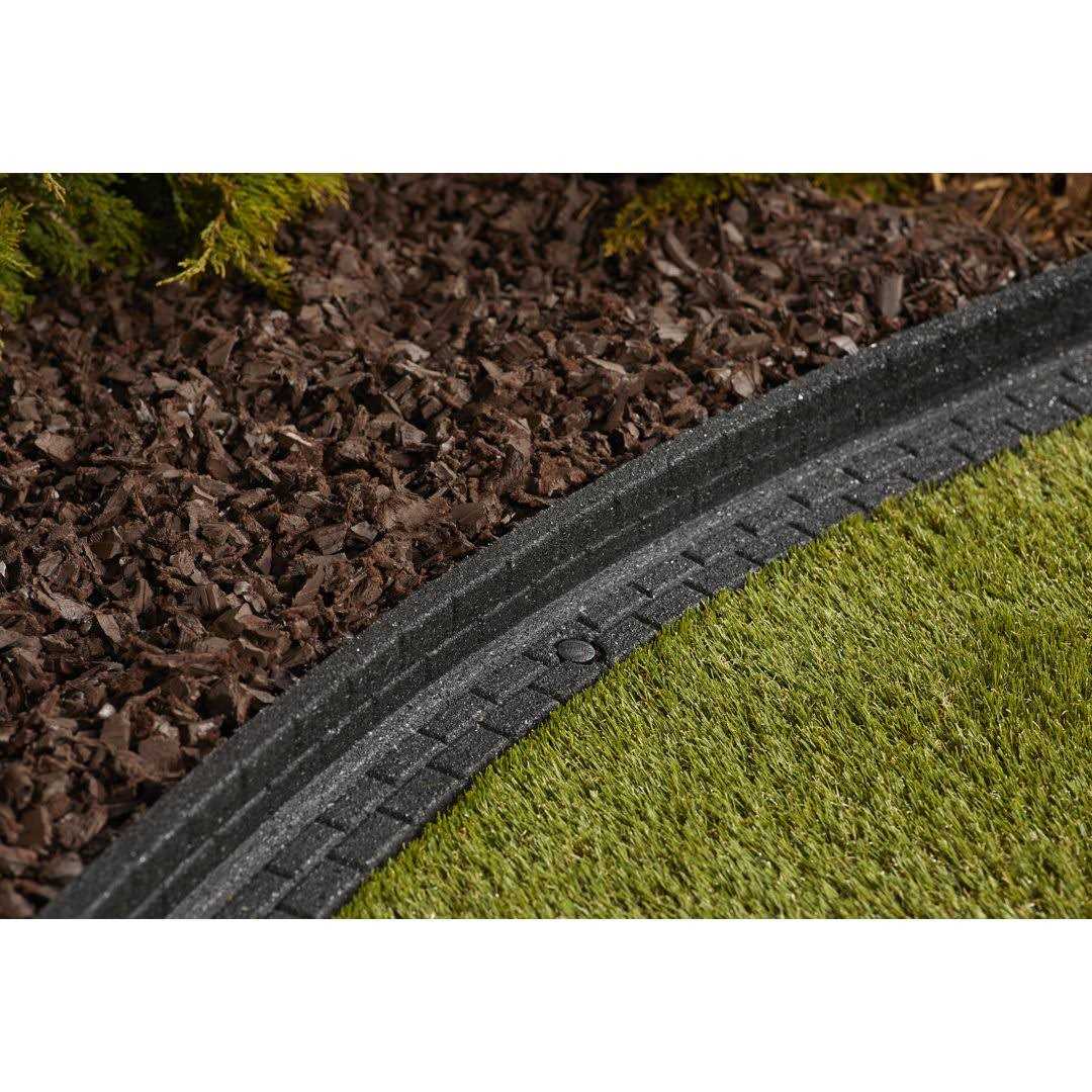 Rubberific Brickface Rubber Landscape Edging Brown - Zenithce