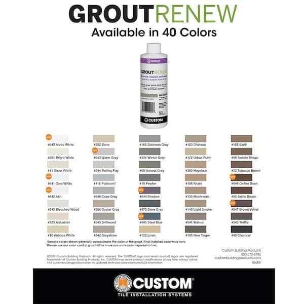Polyblend 8 oz Grout Renew Colorant - Zenithce