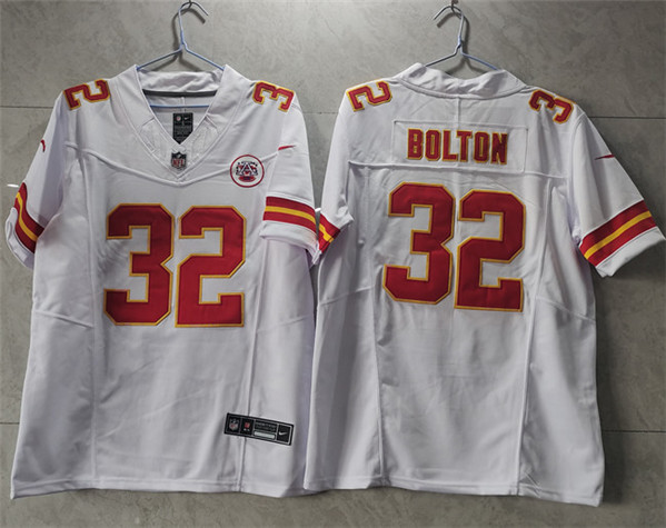 Kansas City Chiefs #32 Nick Bolton White 2023 F.U.S.E. Vapor Untouchable Limited Stitched Jersey - Zenithce