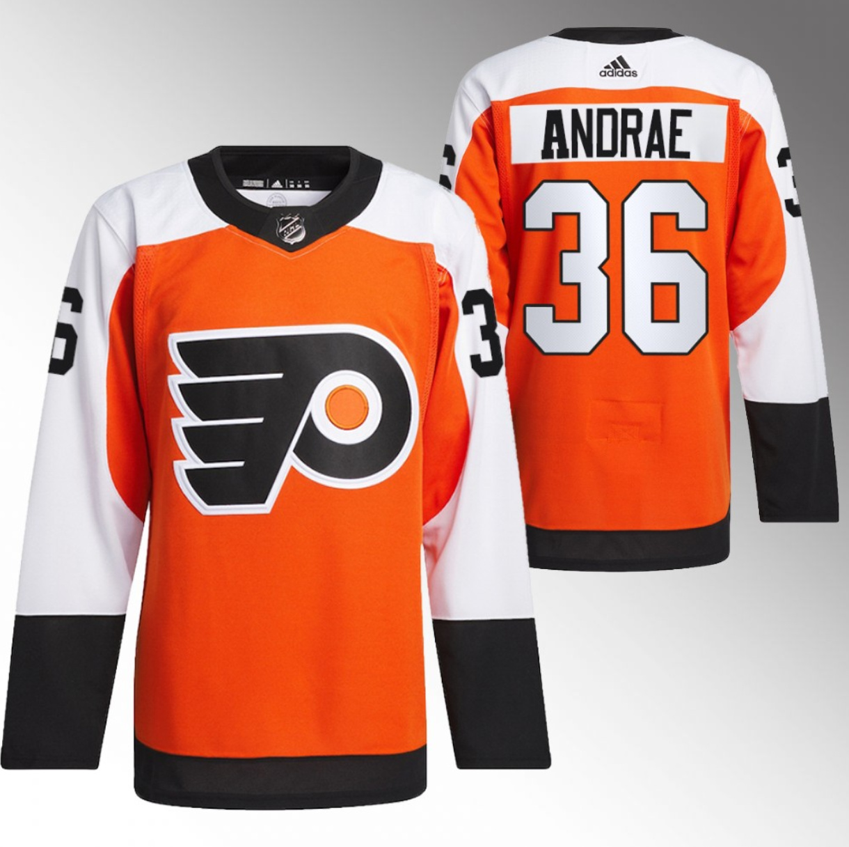 Philadelphia Flyers #36 Emil Andrae 2023-24 Orange Stitched Jersey - Zenithce
