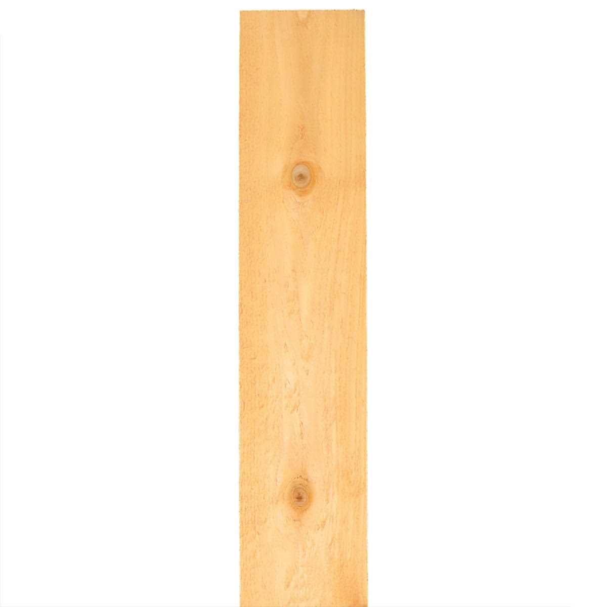 Lowe’s 5/8 in. x 5-1/2 in. x 8 ft. Western Red Cedar Flat top Fence Picket - Zenithce