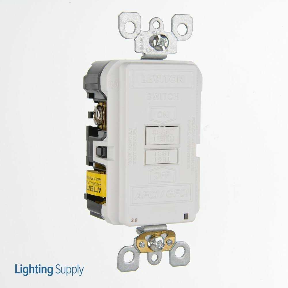 Leviton AFSW1-W Afci/Switch Combo - Zenithce