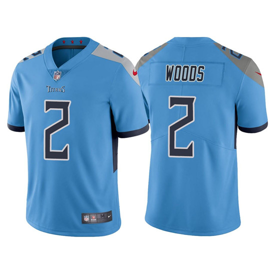 Tennessee Titans #2 Robert Woods Blue Vapor Untouchable Stitched Jersey - Zenithce