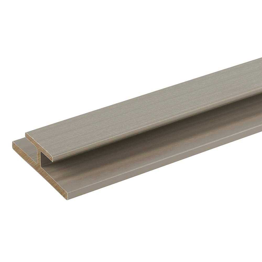 NewTechWood All Weather System 3.1 in. x 1.0 in. x 8 ft. Composite Siding Butt Joint Trim US45-8-LG - Zenithce
