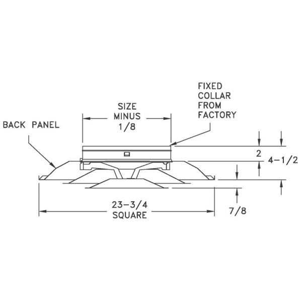 Hart & Cooley 43829 10 x 6 White Two-Way Steel Sidewall/Ceiling Register - Zenithce