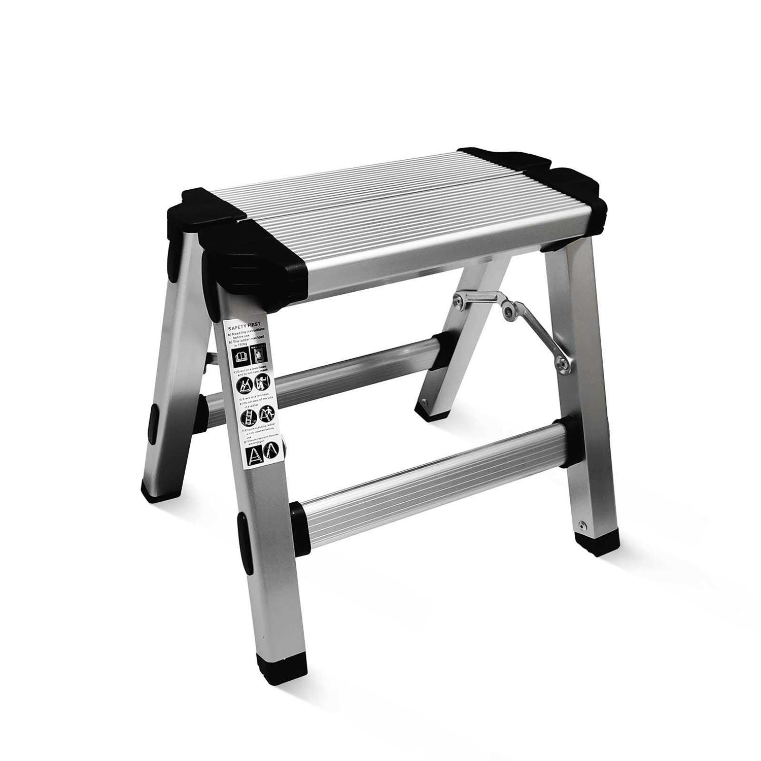 Folding Shelf Brackets Max Load 300 lb Heavy Duty Stainless Steel Collapsible Wall Mounted Shelf Brackets for Table - Zenithce