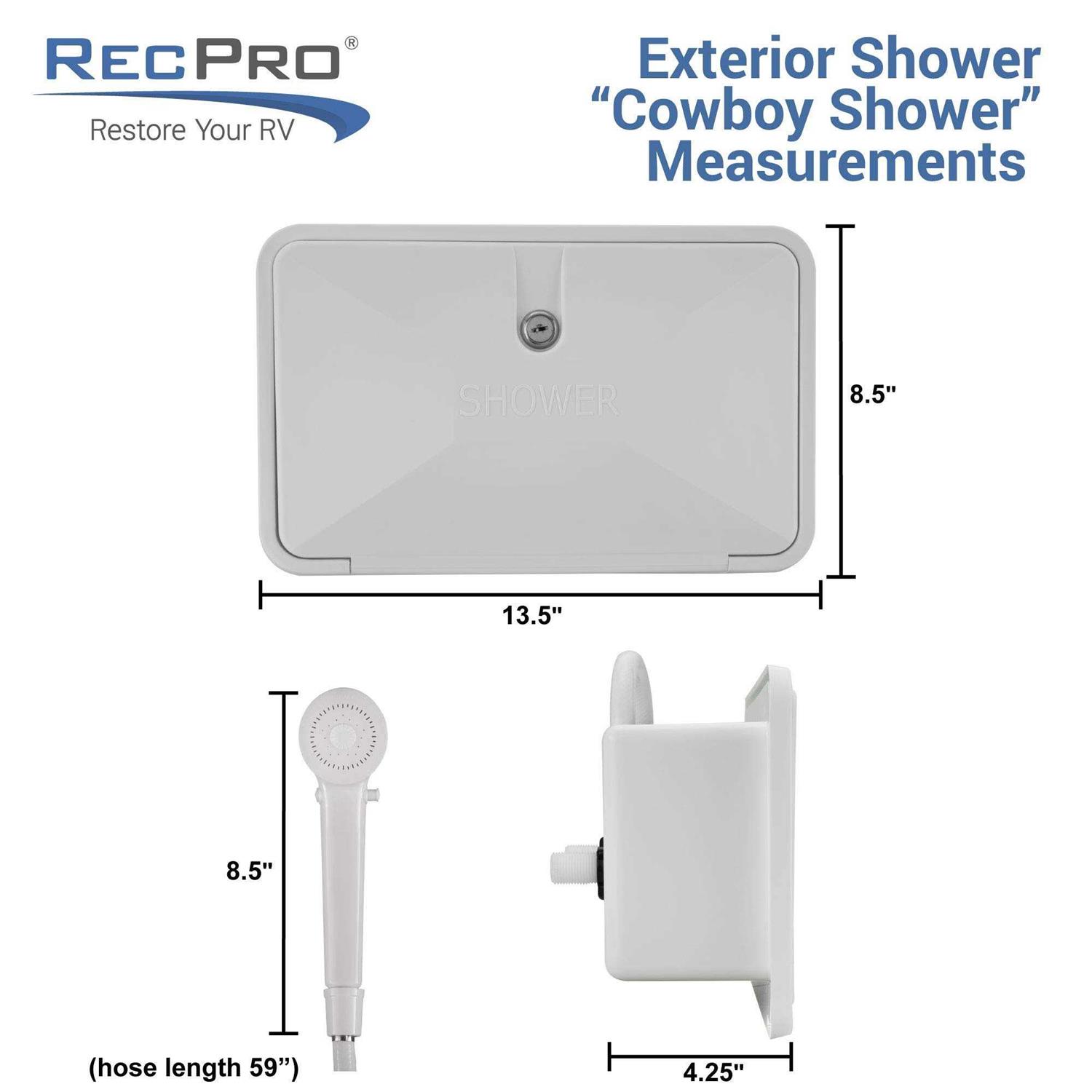 RecPro RV Exterior Power Outlet Cover Plate - Zenithce
