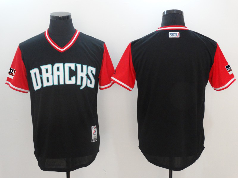 Arizona Diamondbacks Majestic Black Red 2018 Players' Weekend Authentic Team Stitched Jersey - Zenithce
