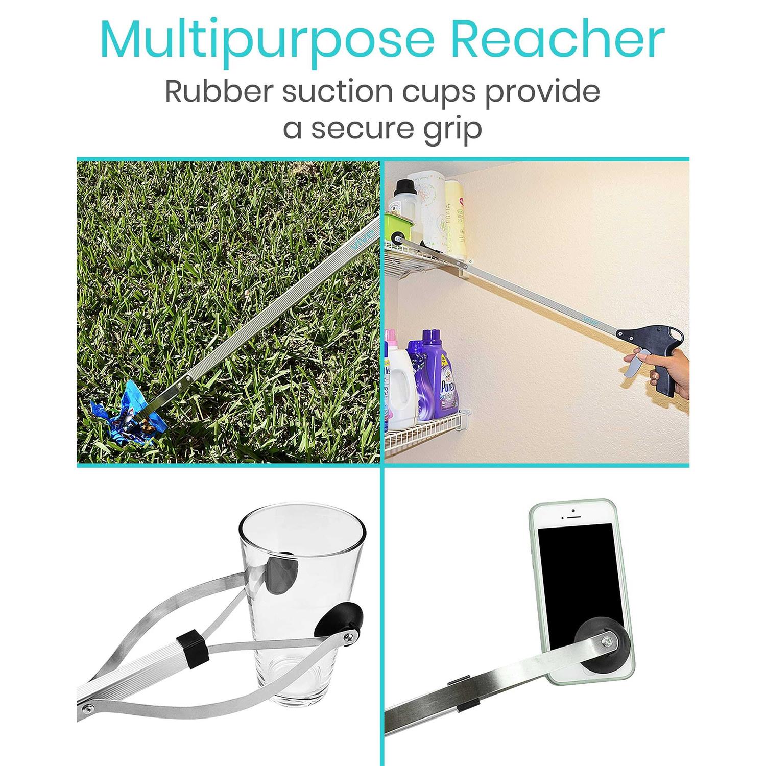 Suction Cup Reacher Grabber Vive - Zenithce